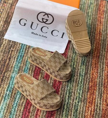 GUCCİ Platform Terlik İthal Kalite