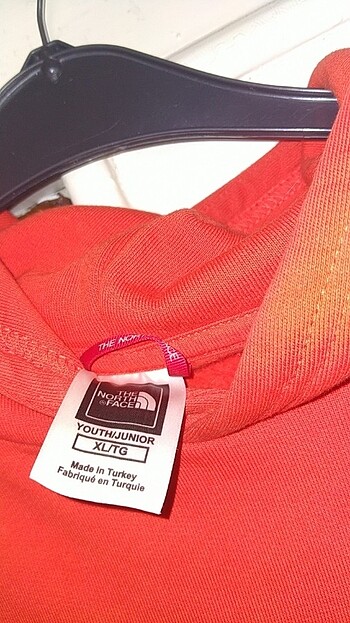 North Face The north face turuncu sweatshirt 