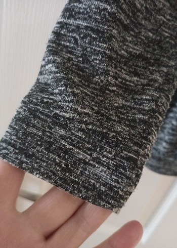 LC Waikiki Gri Uzun Kollu Kadın Sweatshirt
