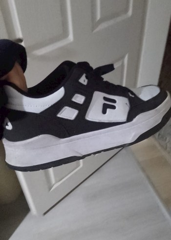 FILA Siyah Beyaz  kadin Erkek Spor Ayakkabı - Görsel 4