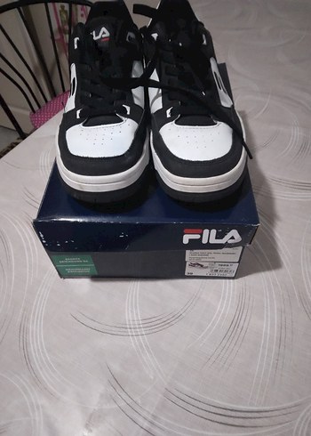 FILA Siyah Beyaz  kadin Erkek Spor Ayakkabı - Görsel 5