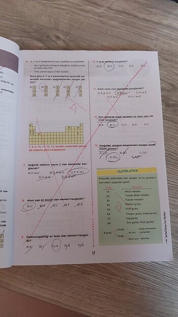 Bilgi sarmal Yayınları AYT kimya soru bankası