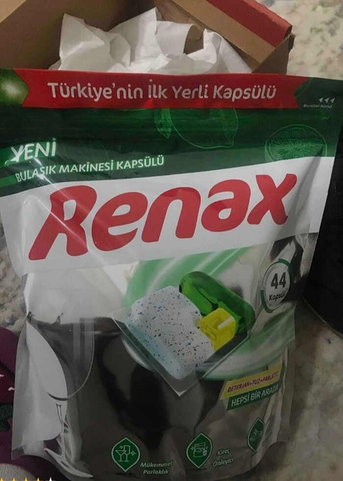 Renax bulaşık Makinesi tablet - Görsel 2