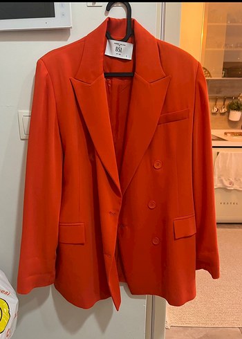 Turuncu Kadın Blazer Ceket
