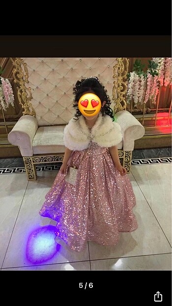 Diğer Payetli Kız Çocuk Abiye Elbise