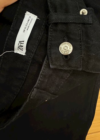 Zara Zara Siyah Kadın Denim Pantolon