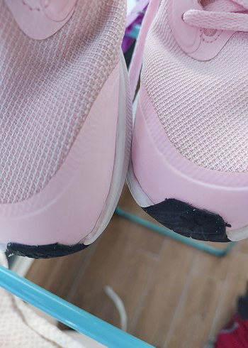 37,5 Beden pembe Renk Pembe Bağcıklı Kadın Spor Ayakkabı