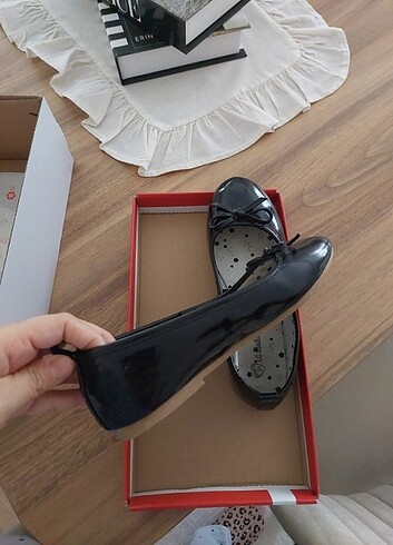 36 Beden siyah Renk Yeni kiz cocuk babet