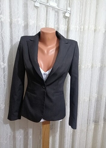 36 Beden Tek düğmeli blazer ceket