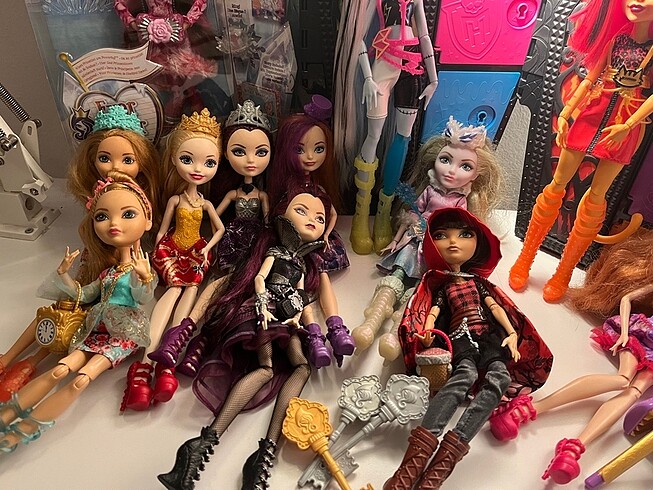 ever after high monster high bebekleri