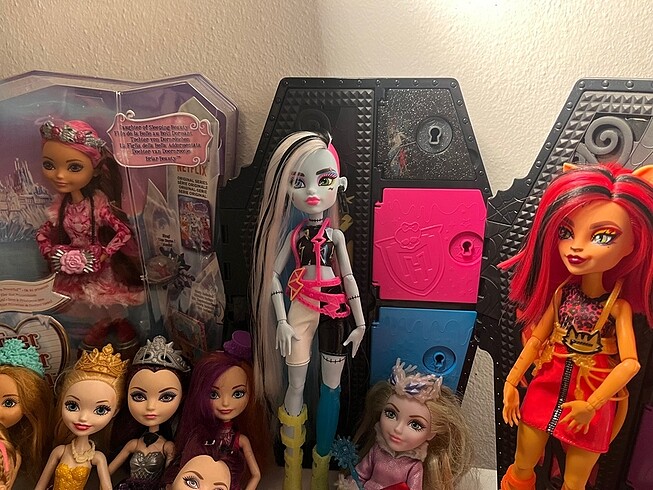 ever after high monster high bebekleri