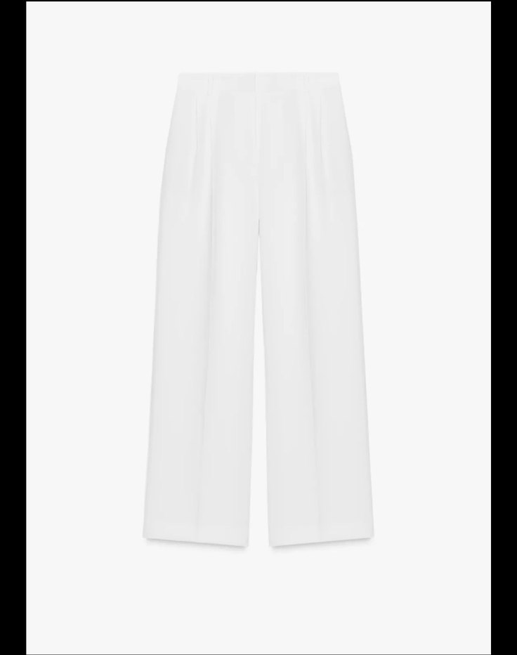 Zara geniş pensli pantolon - Görsel 4