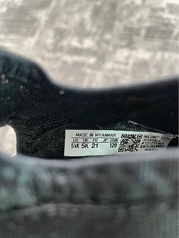 21 Beden siyah Renk Adidas sandalet