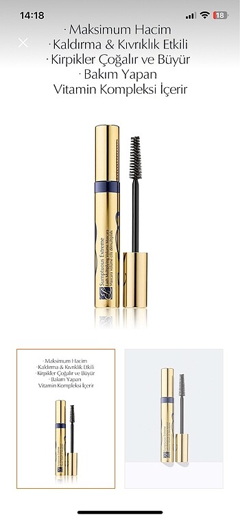 Estee lauder maskara