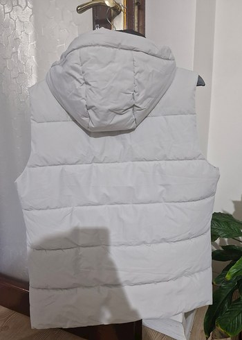 Colins Erkek Gri Kapüşonlu Fermuarlı Yelek - Görsel 2