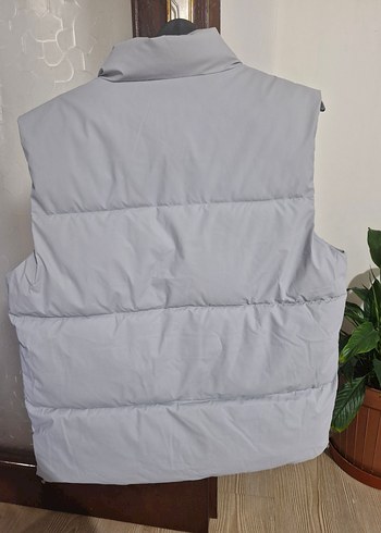 Gri Erkek Fermuarlı Yelek - Görsel 2