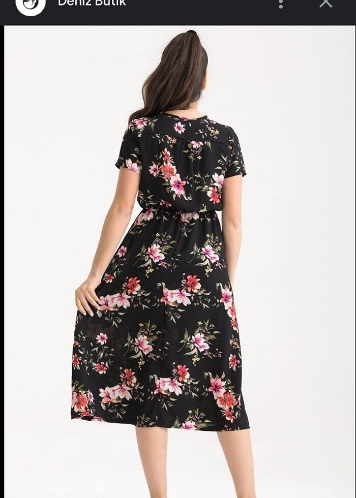 Çiçekli elbise - Görsel 2