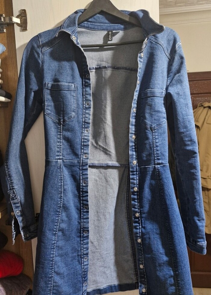 Hm kot elbise - Görsel 2