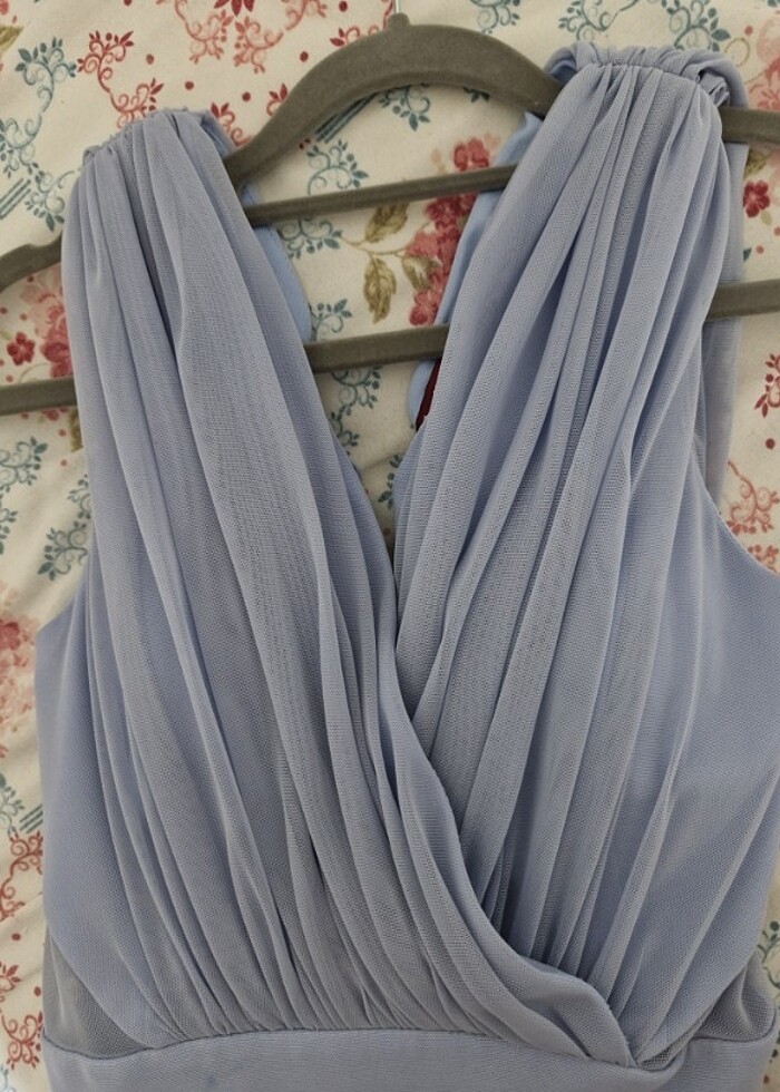 Bebe mavisi abiye - Görsel 3