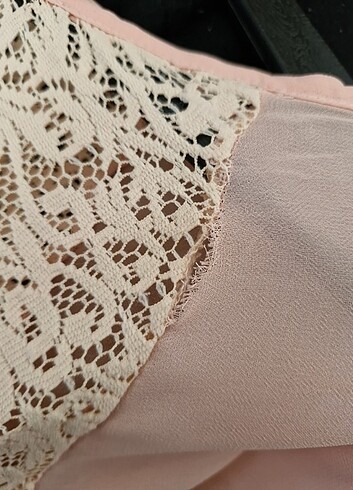 Zara dantelli bluz - Görsel 4
