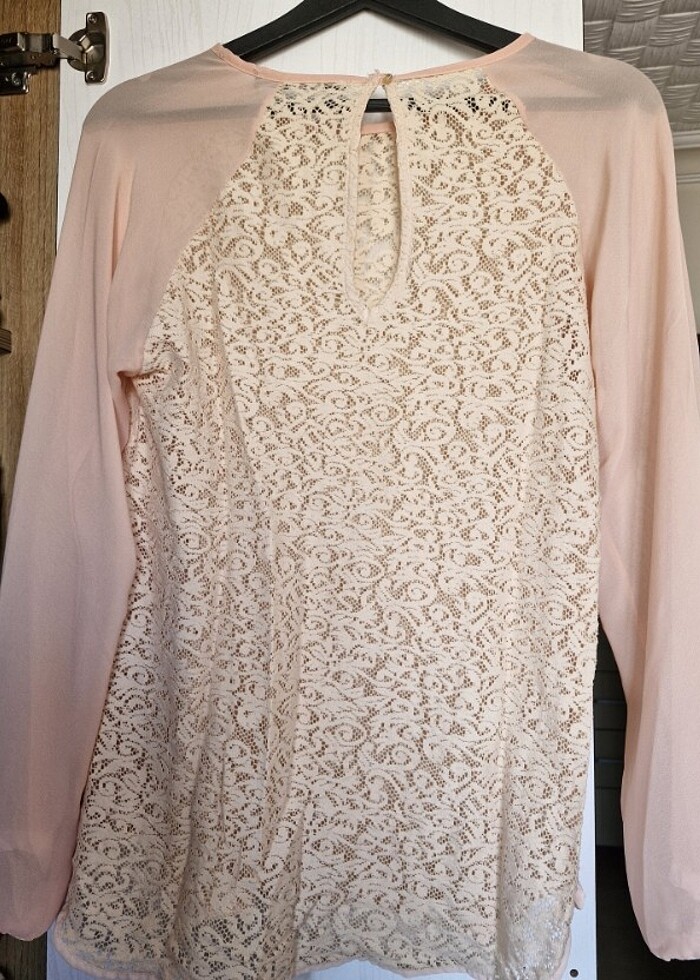 Zara dantelli bluz - Görsel 2