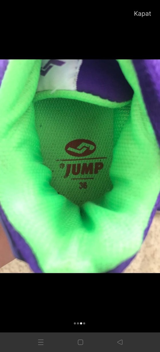 Mor Kadın Spor Ayakkabı Velcro Bağcıklı - Görsel 3