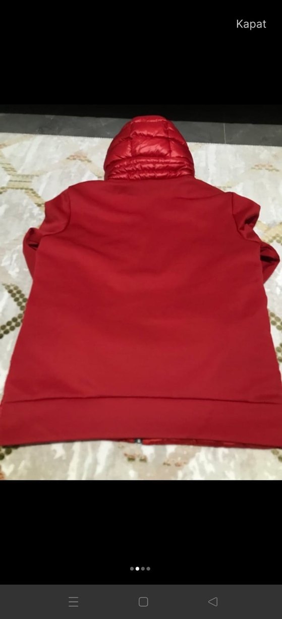 Kırmızı Parlak Fermuarlı Unisex - Görsel 2