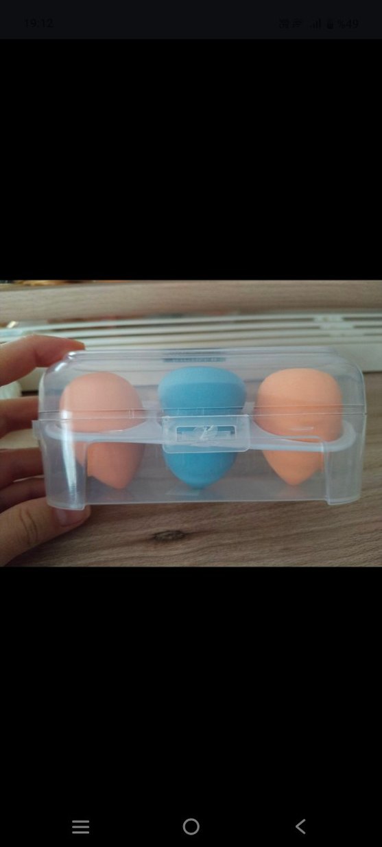 Pastel Renkli Makyaj Süngeri Seti - Görsel 3