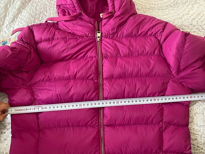 xl Beden Pembe şişme mont