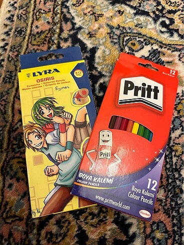 Pritt Fatih Lyra 12 li kuru boyalar