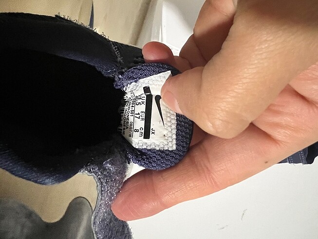 17 Beden Nike bebek ayakkabı