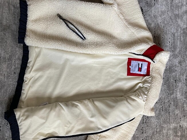 l Beden Beyaz Tommy Hilfiger ceket