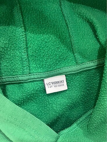 7 Yaş Beden yeşil Renk Erkek çocuk sweatshirt