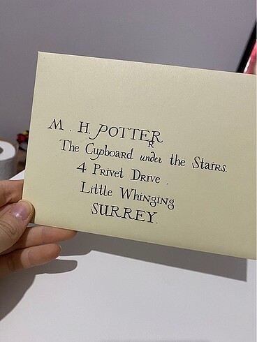 HARRY POTTER MEKTUP