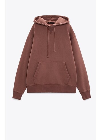 Zara kahverengi sweatshirt 