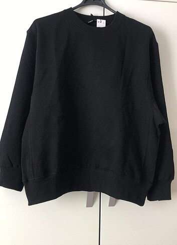 Zara siyah sweatshirt 