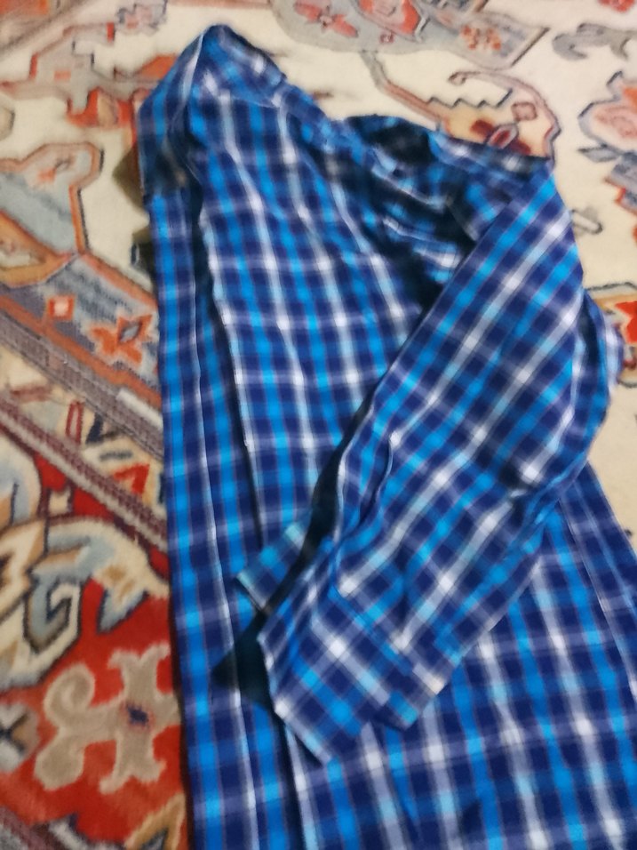 Erkek Düğmeli Mavi Kayak Ceketi - Görsel 2