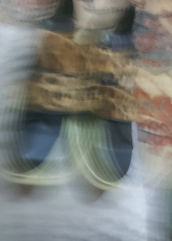 Kürklü Leopar Desenli Platform Kadın Spor Ayakkabı - Görsel 4