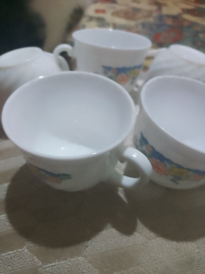 Beyaz Seramik Kupa - Görsel 4