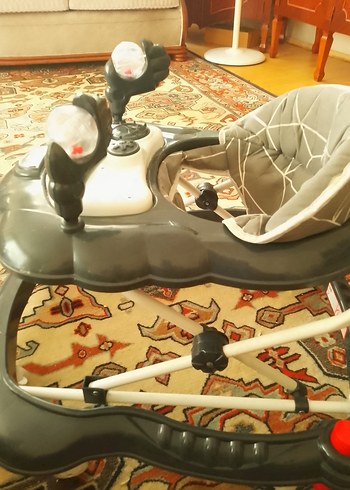 Gri ve Camel Renkli Bebek Yürüteci - Görsel 2