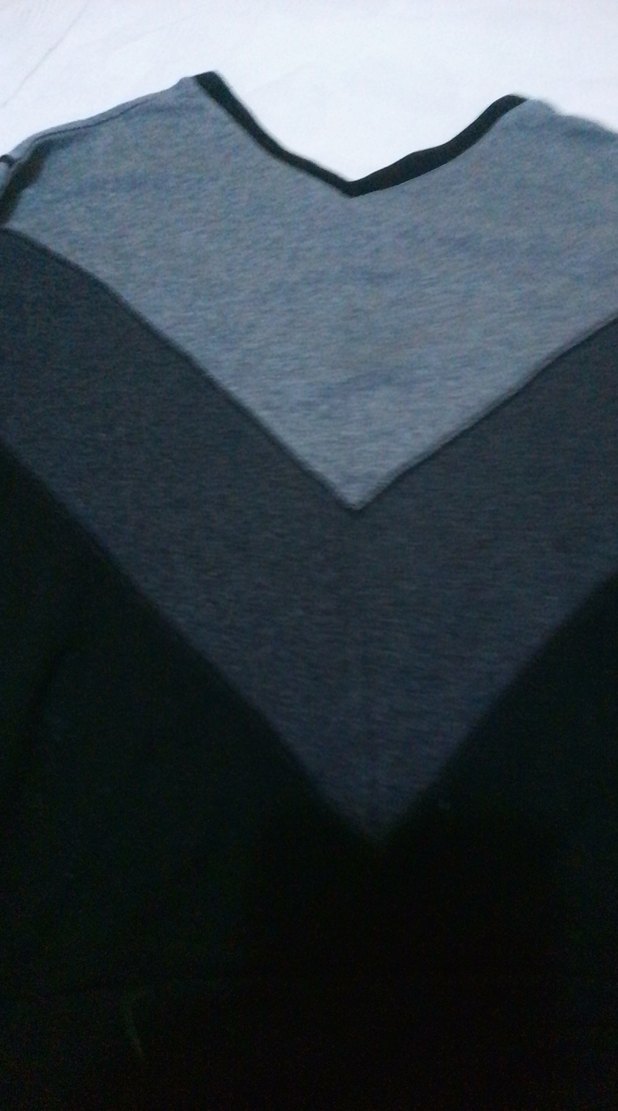 Düğmeli Gri Uzun Kollu Kadın Kazak - Görsel 2