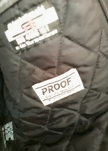 Kemer Detaylı Kırmızı Siyah Biker Ceket - Görsel 9