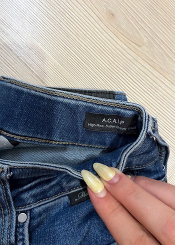s Beden Koyu Mavi Kadın Denim Jean Pantolon