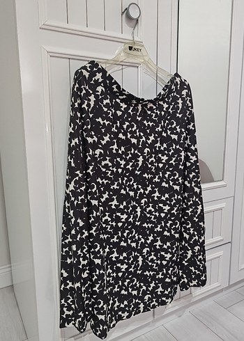 Renkli Baskılı Midi Etek - Görsel 3