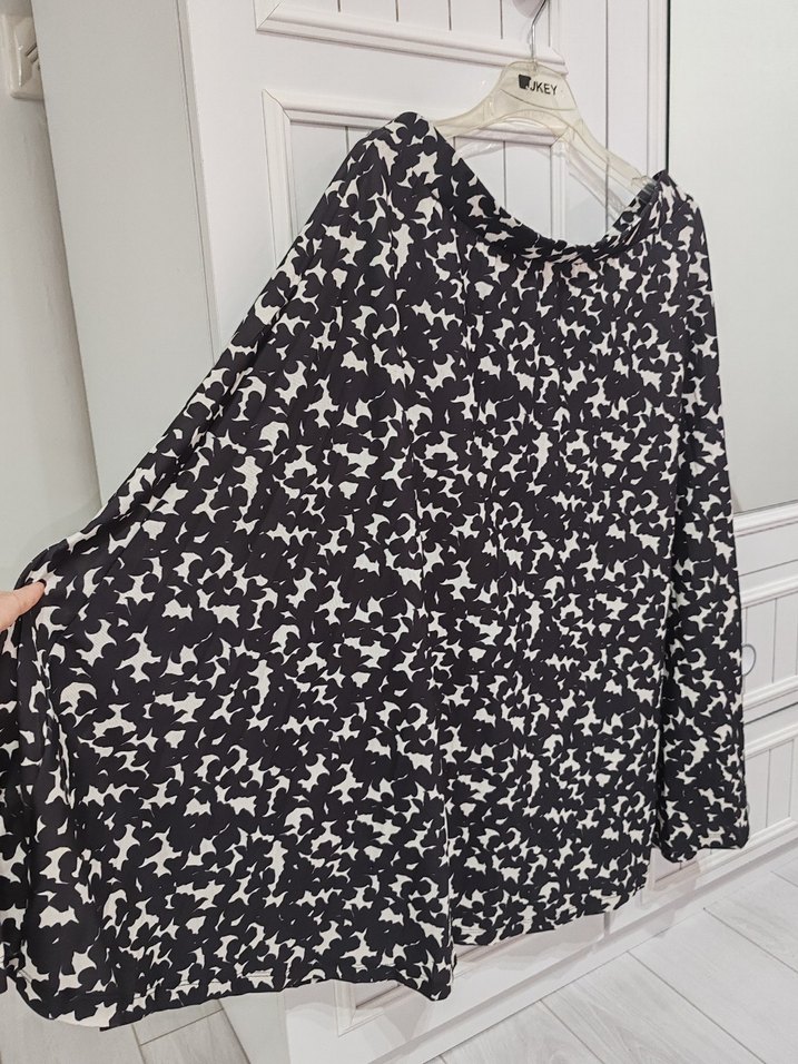 Renkli Baskılı Midi Etek - Görsel 5