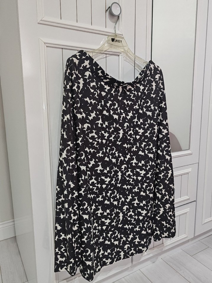 Renkli Baskılı Midi Etek - Görsel 3