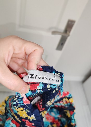 Çiçek Desenli Uzun Straplez Elbise - Görsel 6