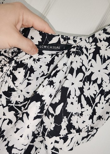 Çiçek Desenli Midi Bohem Elbise - Görsel 8