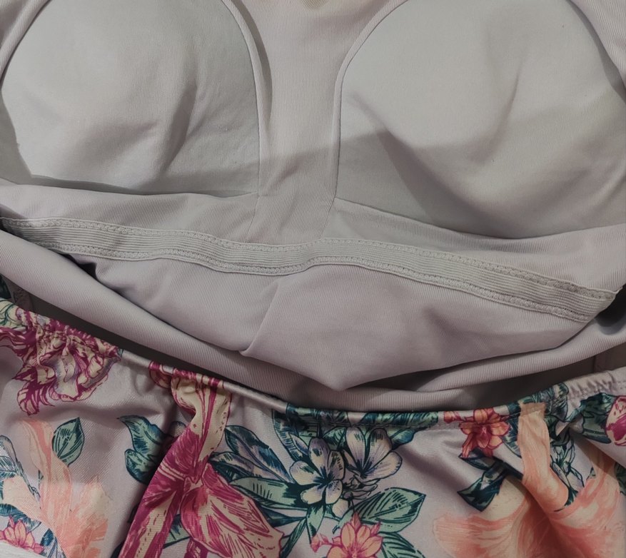 Fırfırlı Çiçek Desenli Bayan Mayo - Görsel 5