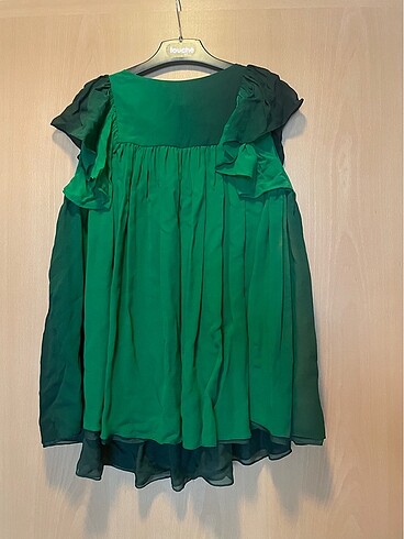 Stella McCartney Bluz yeşil siyah renk